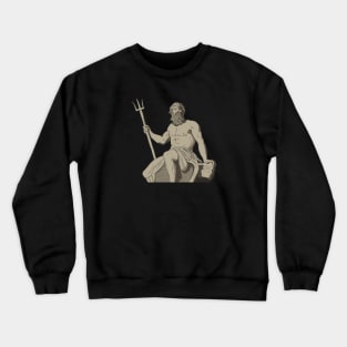 Posedion Statue Crewneck Sweatshirt